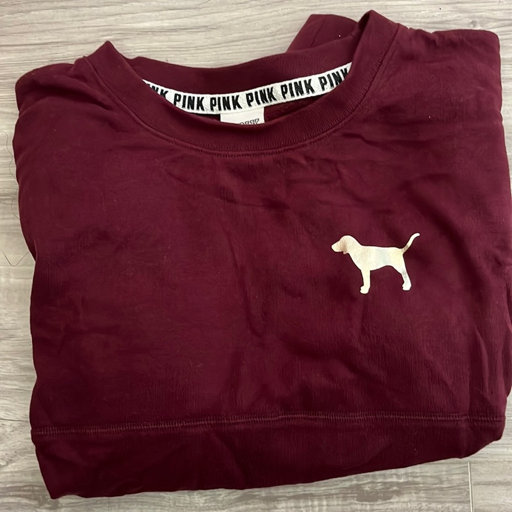 PINK cropped sweater